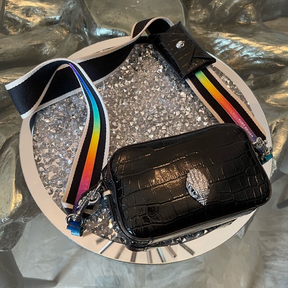 Kurt Geiger Bags Kurt Geiger Shoreditch Small Croc Embossed Leather